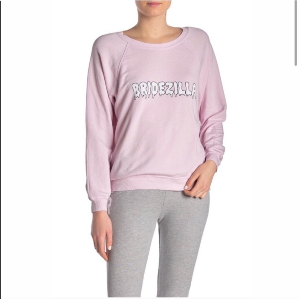 Wildfox Bridezilla Baggy Beach Jumper